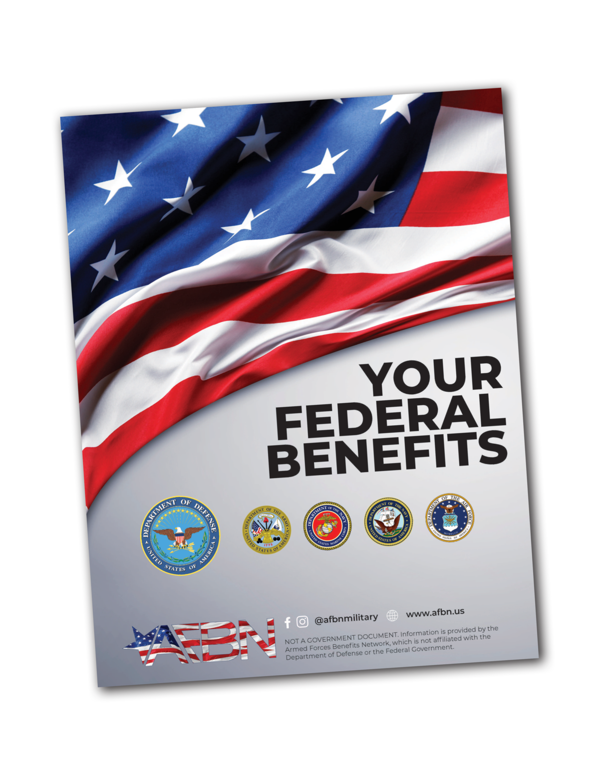 The Federal Benefits workbook, cover reading Your Federal Benefits